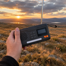 Soldahl® Stormvakt | Hätäradio DAB+:lla, varavirtalähteellä ja taskulampulla