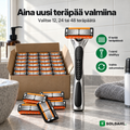Soldahl Rakvass partahöylä ja laatikollinen 6-teräisiä teräpäitä, valitse 12, 24 tai 48