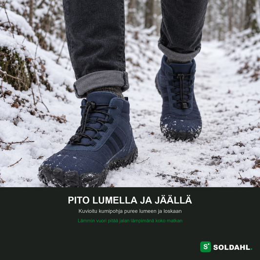 Pito lumella ja jäällä