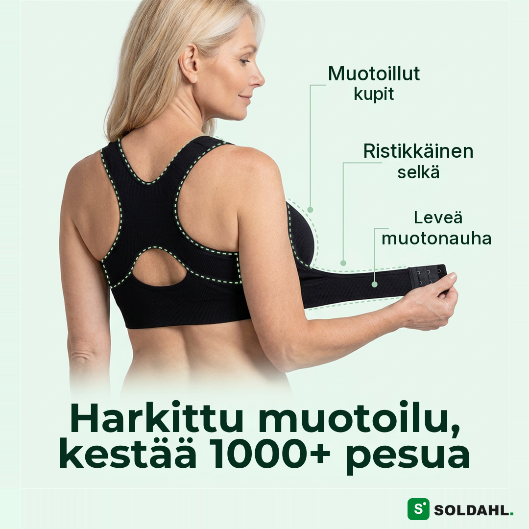 Harkittu muotoilu, joka kestää yli 1000 pesua