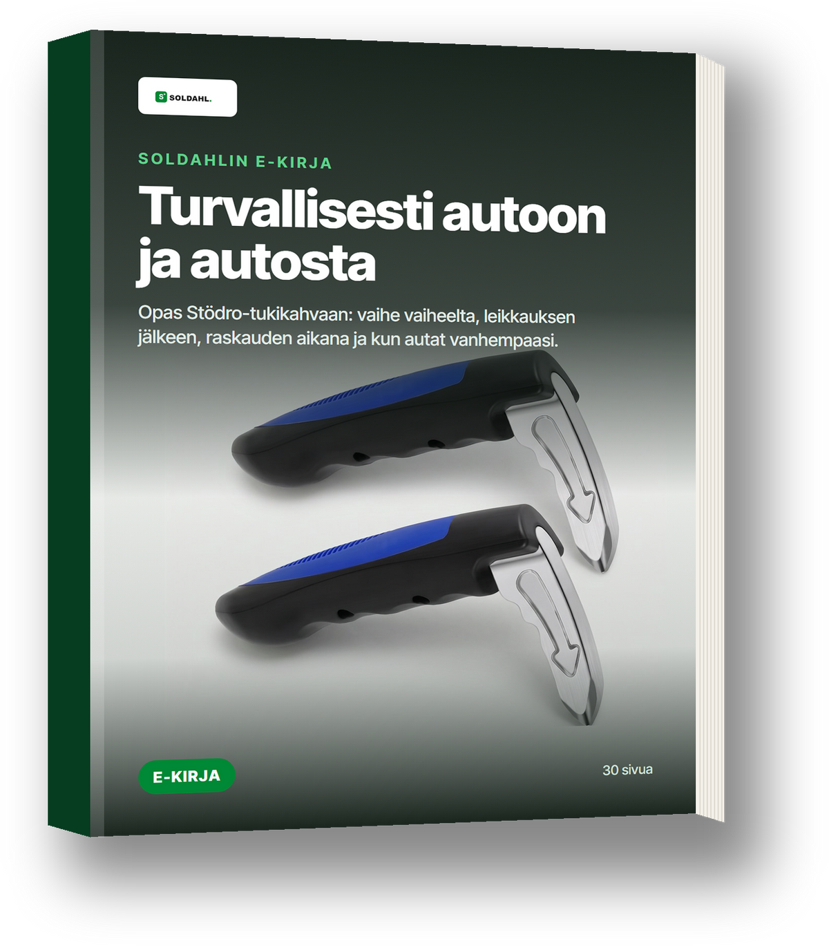 Soldahlin e-kirja Turvallisesti autoon ja autosta