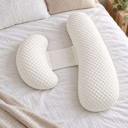 Soldahl® Raskaustyyny kaksoiskiilalla vatsalle ja selälle, 2 osaa 0,7 kg | säädettävä tarranauhalla, pestävä päällinen