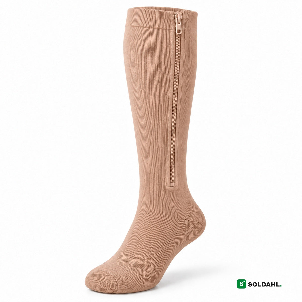 Lättdrag tukisukka beige