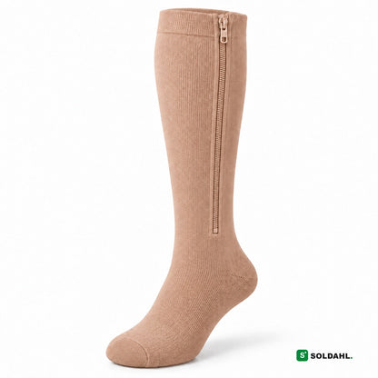 Lättdrag tukisukka beige