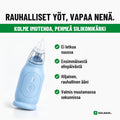 Soldahl Näsklar sähköinen nenäimuri: rauhalliset yöt, vapaa nenä, kolme imutehoa ja pehmeä silikonikärki
