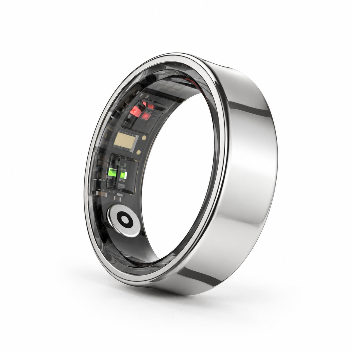 Soldahl Pulsring hopeanvärisenä