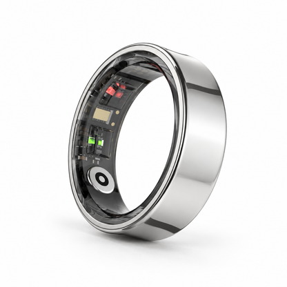 Soldahl Pulsring hopeanvärisenä
