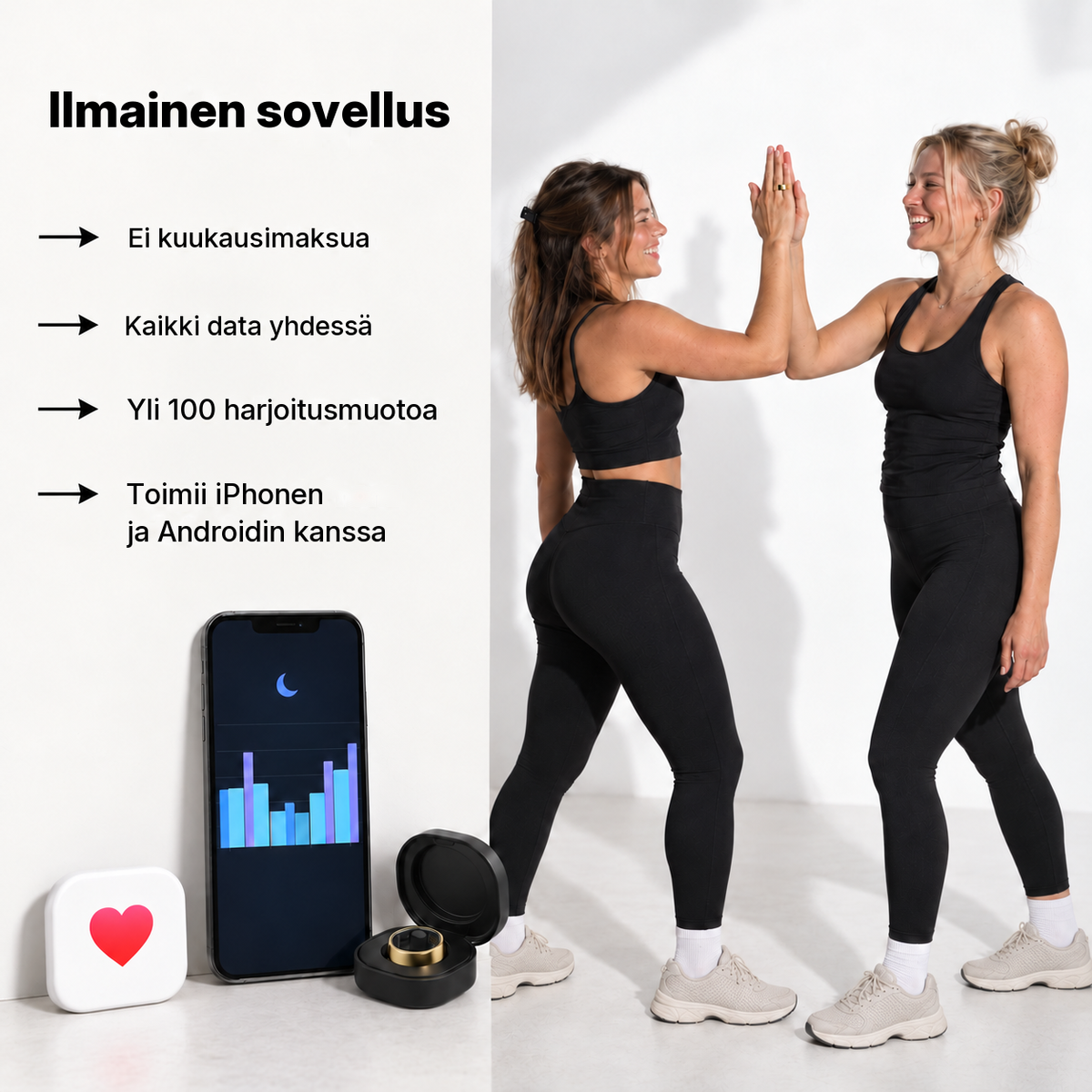 Ilmainen sovellus ilman kuukausimaksua