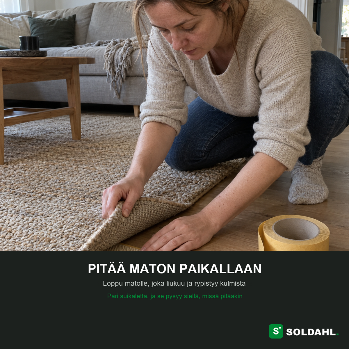 Pitää maton paikallaan
