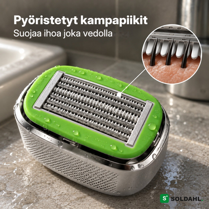 Pyöristetyt kampapiikit terien edessä Blankrakissa