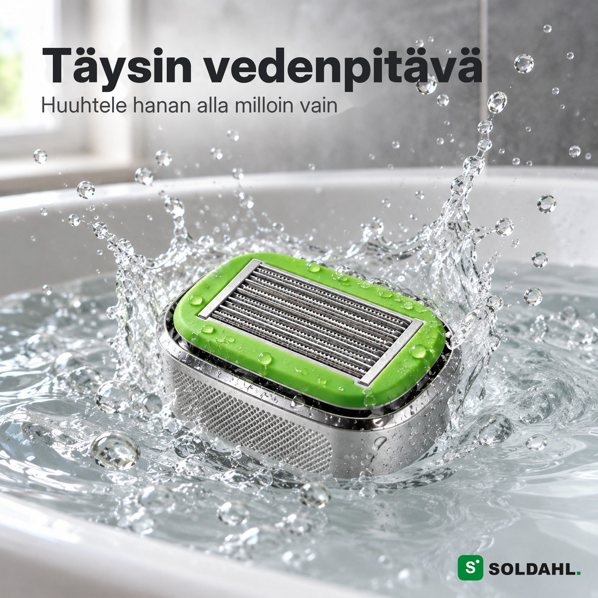 Blankrak on täysin vedenpitävä ja voidaan huuhdella hanan alla
