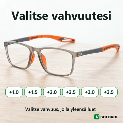 Bytfri lukulasit ja kuusi vahvuutta +1,0:sta +3,5:een