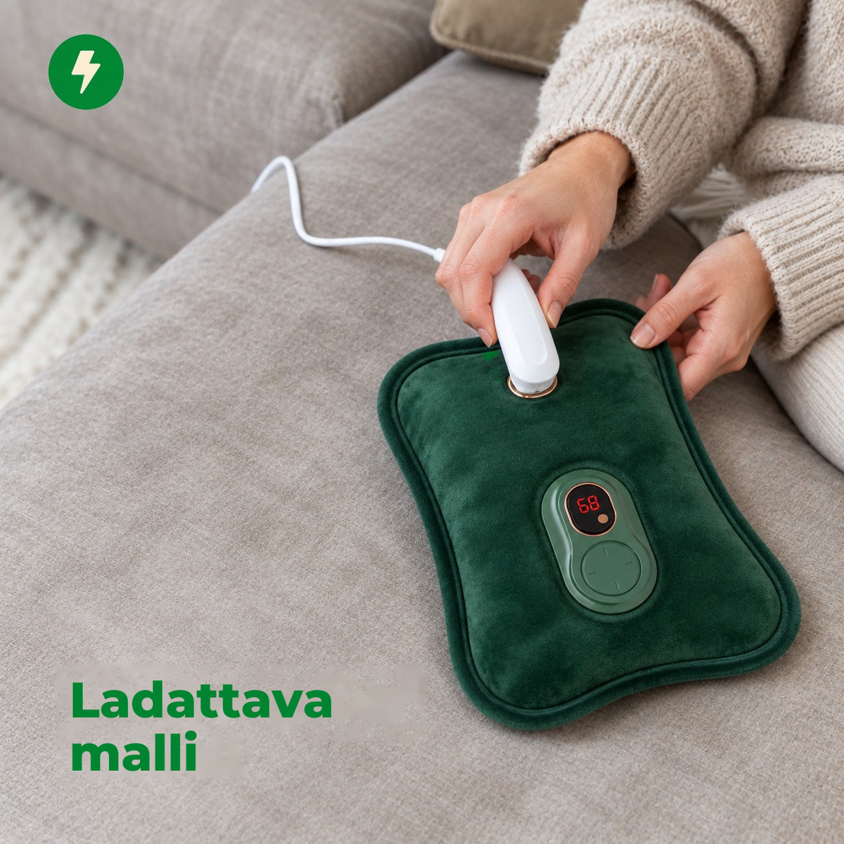 Ladattava lämpöpullo