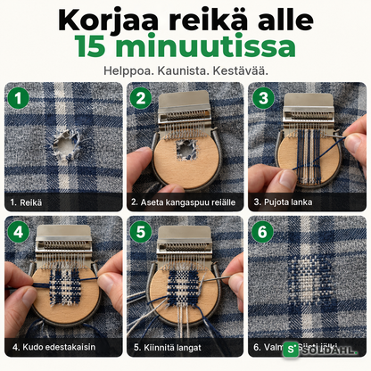 Kuusi vaihetta reiän korjaamiseen alle 15 minuutissa
