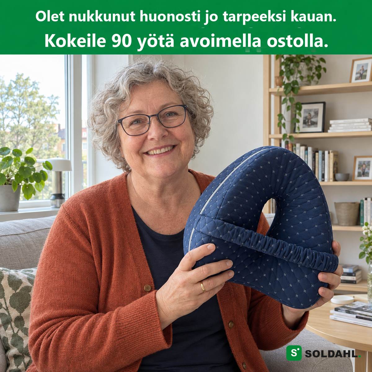 Olet nukkunut huonosti jo tarpeeksi kauan: kokeile Soldahl Nattroa 90 yötä avoimella ostolla