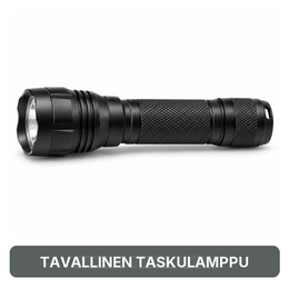 Tavallinen taskulamppu