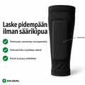 Laske pidempään ilman säärikipua, musta Pjäxro ja vaimentava pehmuste