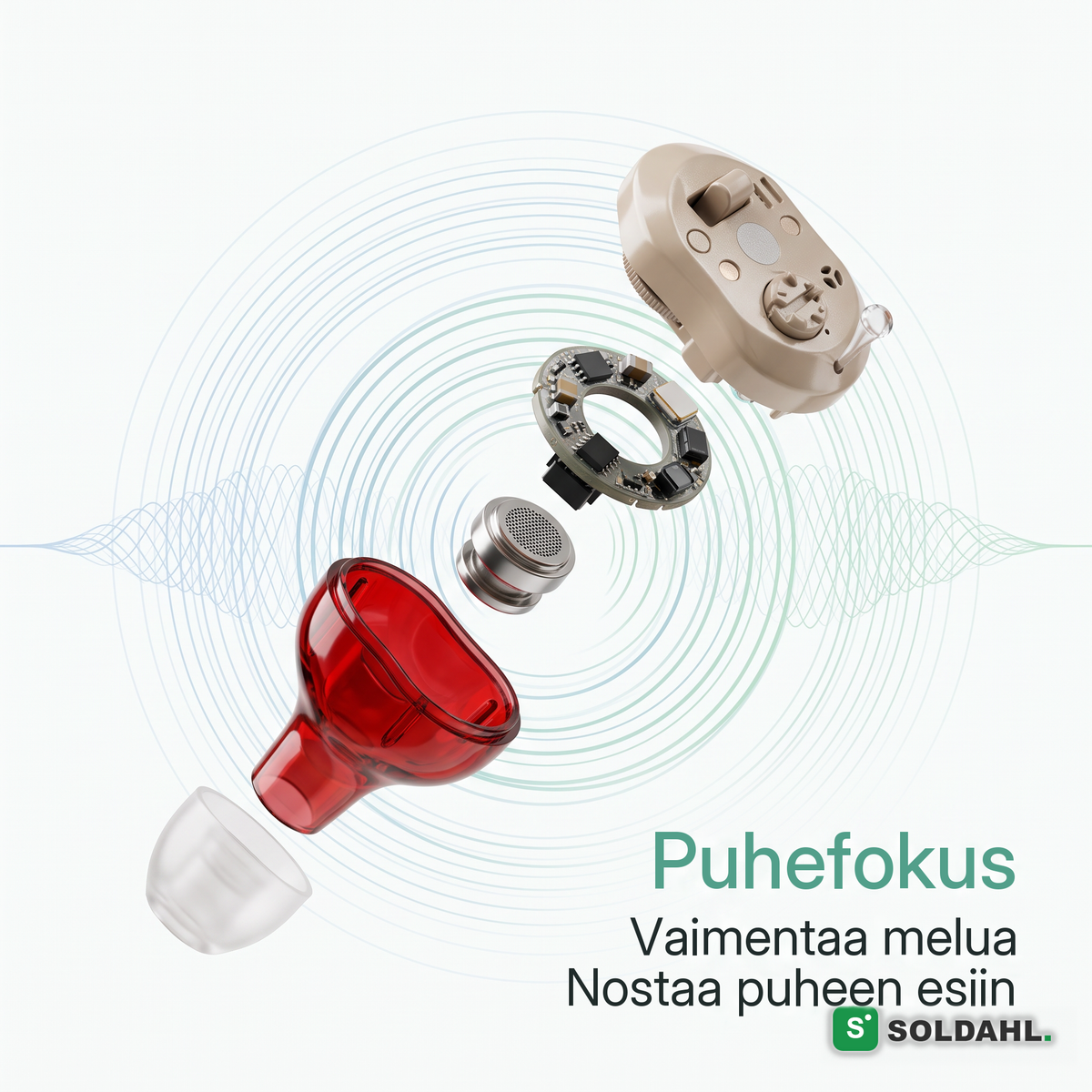 Puhefokus vaimentaa melua ja nostaa puheen esiin