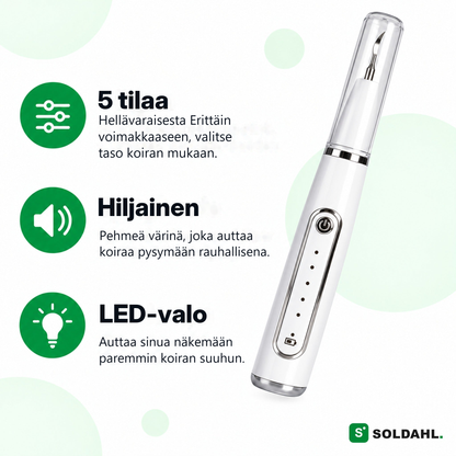 Tandro, jossa on viisi tilaa, hiljainen värinä ja LED-valo