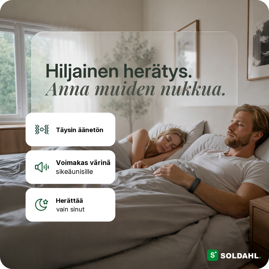 Lopeta koko talon herättäminen kello viisi