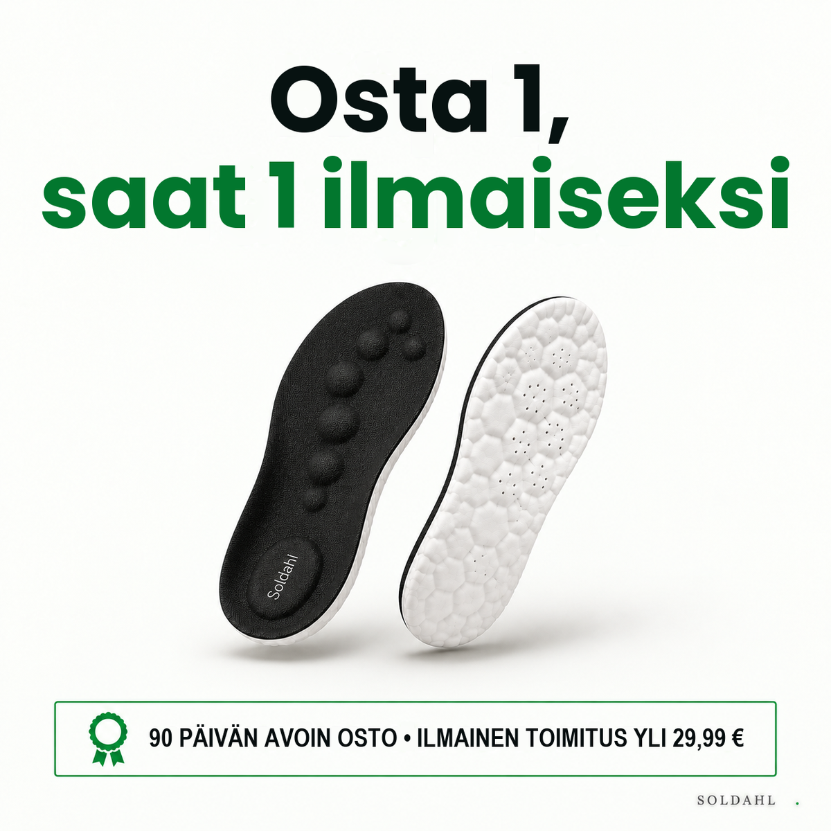 Soldahl Stegra pohjallinen lapsille, osta 1 saat 1 kaupan päälle