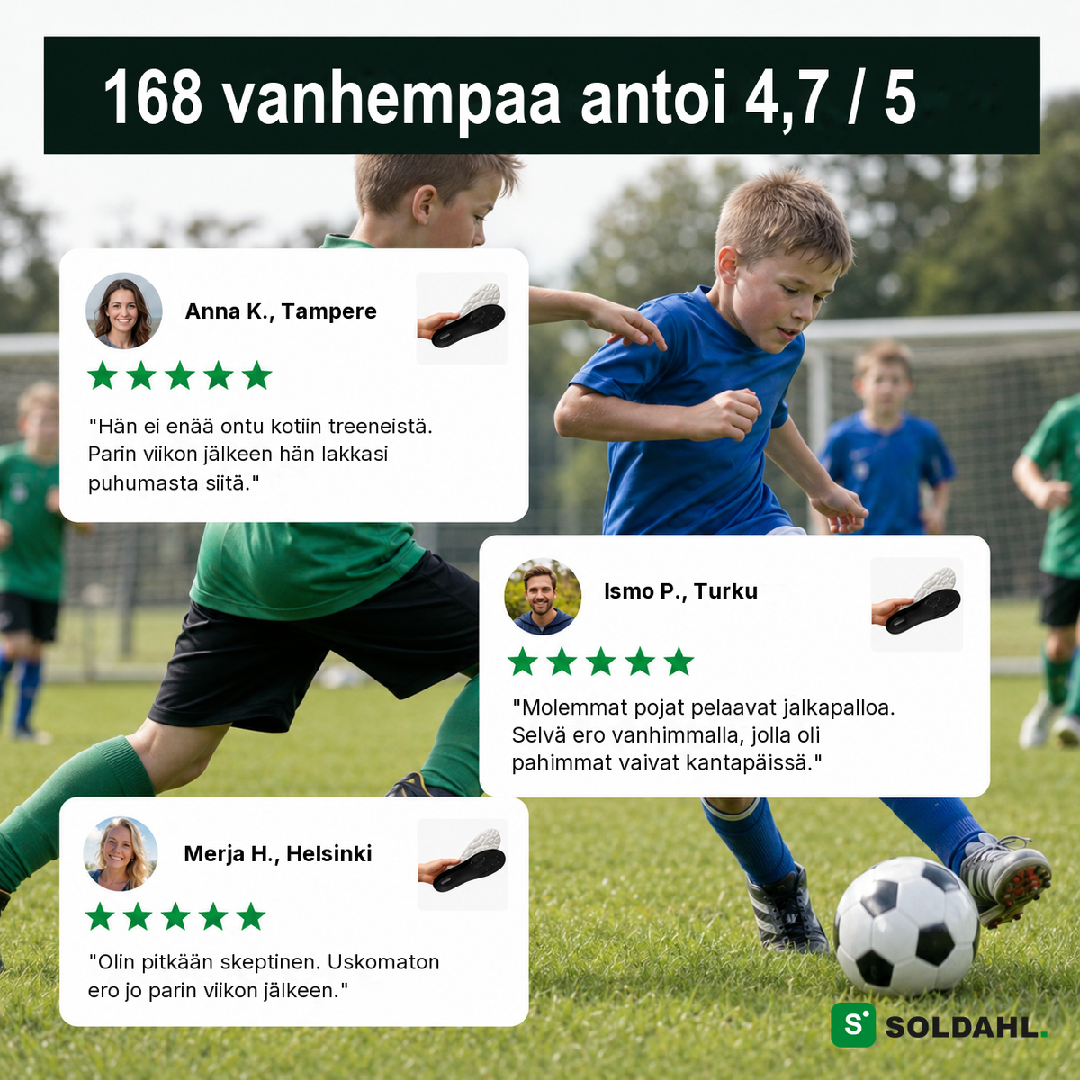 Vanhempien arvosteluja Soldahl Stegrasta