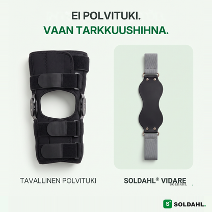 Vidare verrattuna tavalliseen polvitukeen