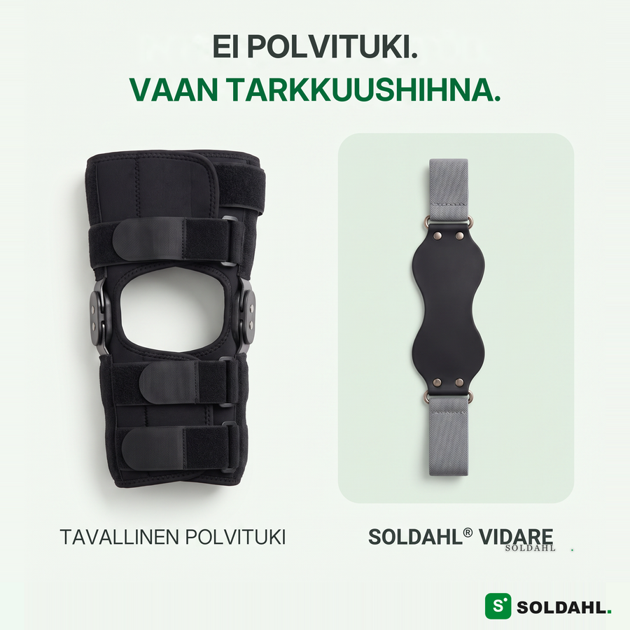 Voima kulkee pienen kohdan kautta.